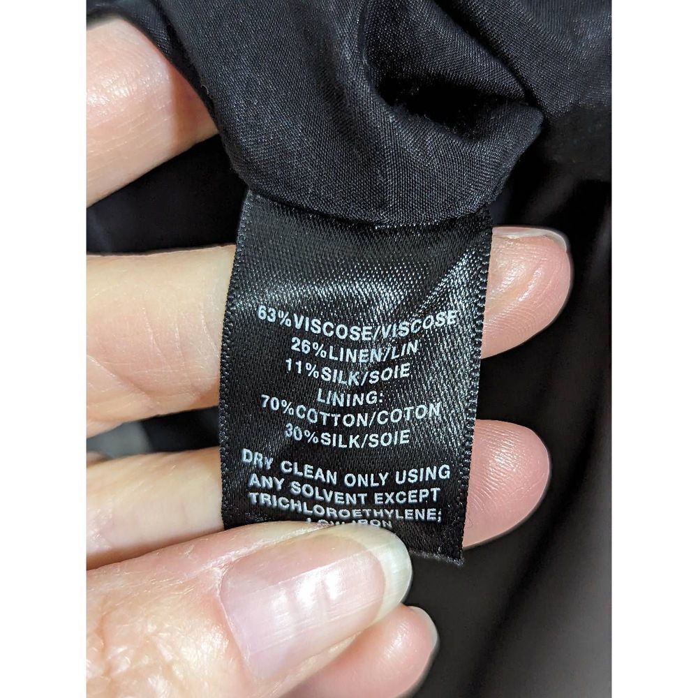 Lafayette 148 New York Womens Brown Sleeveless Slit Sides Maxi A-line Dress Sz 4 - Picture 3 of 5